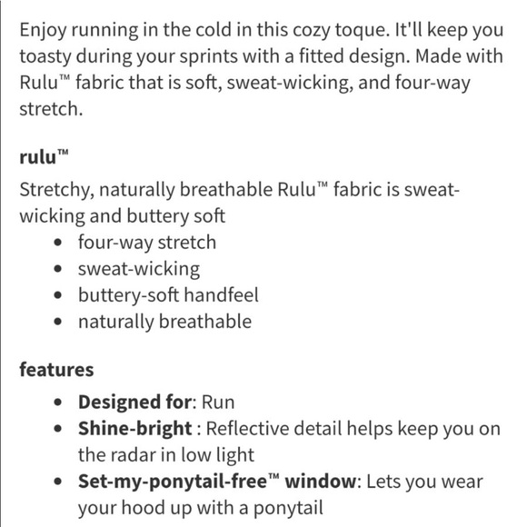 NWT Lululemon Run It Out Toque - Hazelnut - Picture 4 of 4